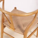 4x Hans J. Wegner CH24 Oak Wishbone Chair, 1980s