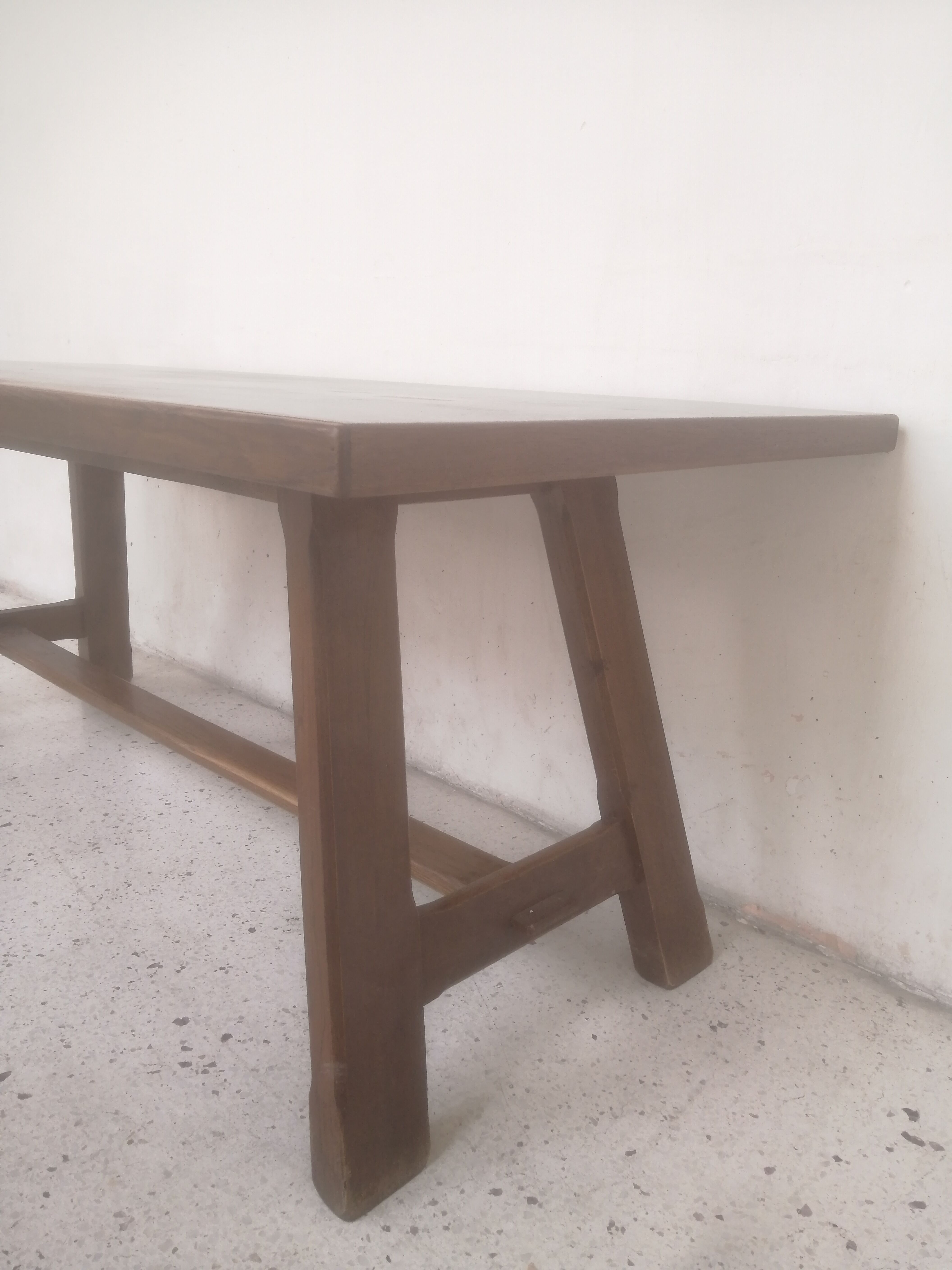 Brutalist style dining table
