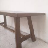 Brutalist style dining table