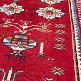 Tapis ancien marocain berbère  126x210 cm