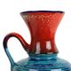 Rare Bay Vase Blue Red West Germany Vintage 79-25