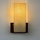 Vintage wall light, Perspex and wood, France, 1960.