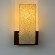 Vintage wall light, Perspex and wood, France, 1960.