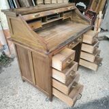 Bureau à rideau Américain en chêne 1920