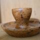 Set of 2 stoneware egg cups