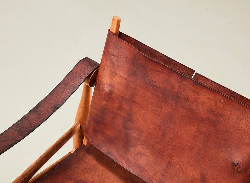 Unique Safari Chair by Architect Enrico Hartsuyker Netherlands 1960s