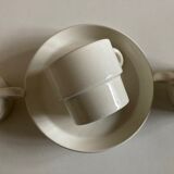 Set 3 cups Creations Prisunic design 1970 Faience de Gien