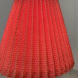 Brass table lamp with folded lampshade 1950’s