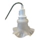 Opaque glass corolla lamp - switch socket