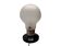 1990 ikea table lamp – vintage bulb shape in frosted glass