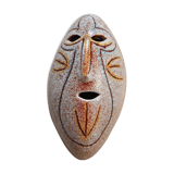 Ceramic wall mask Mayan mask from Accolay, 60s