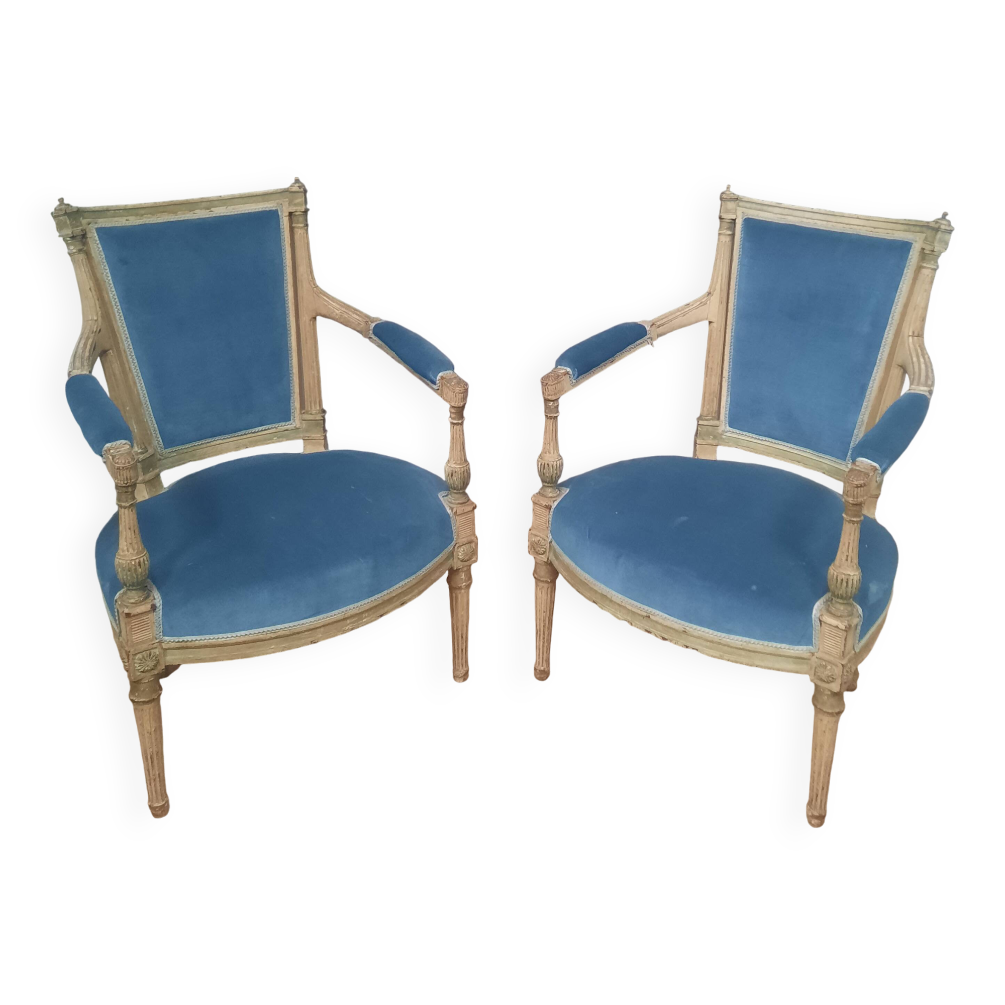 Pair of Directoire armchairs
