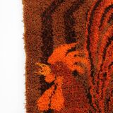 1970s Small Danish Wool Rug or Tapestry