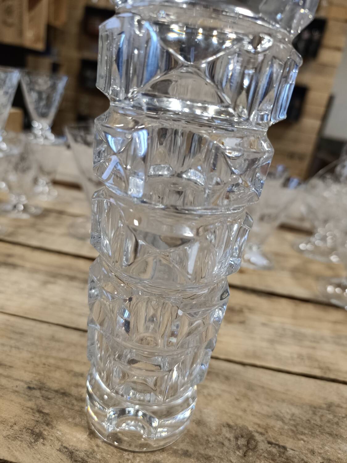 Arques crystal vase