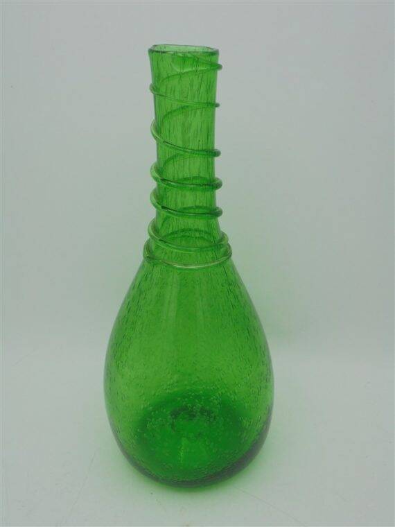 Bubble glass carafe