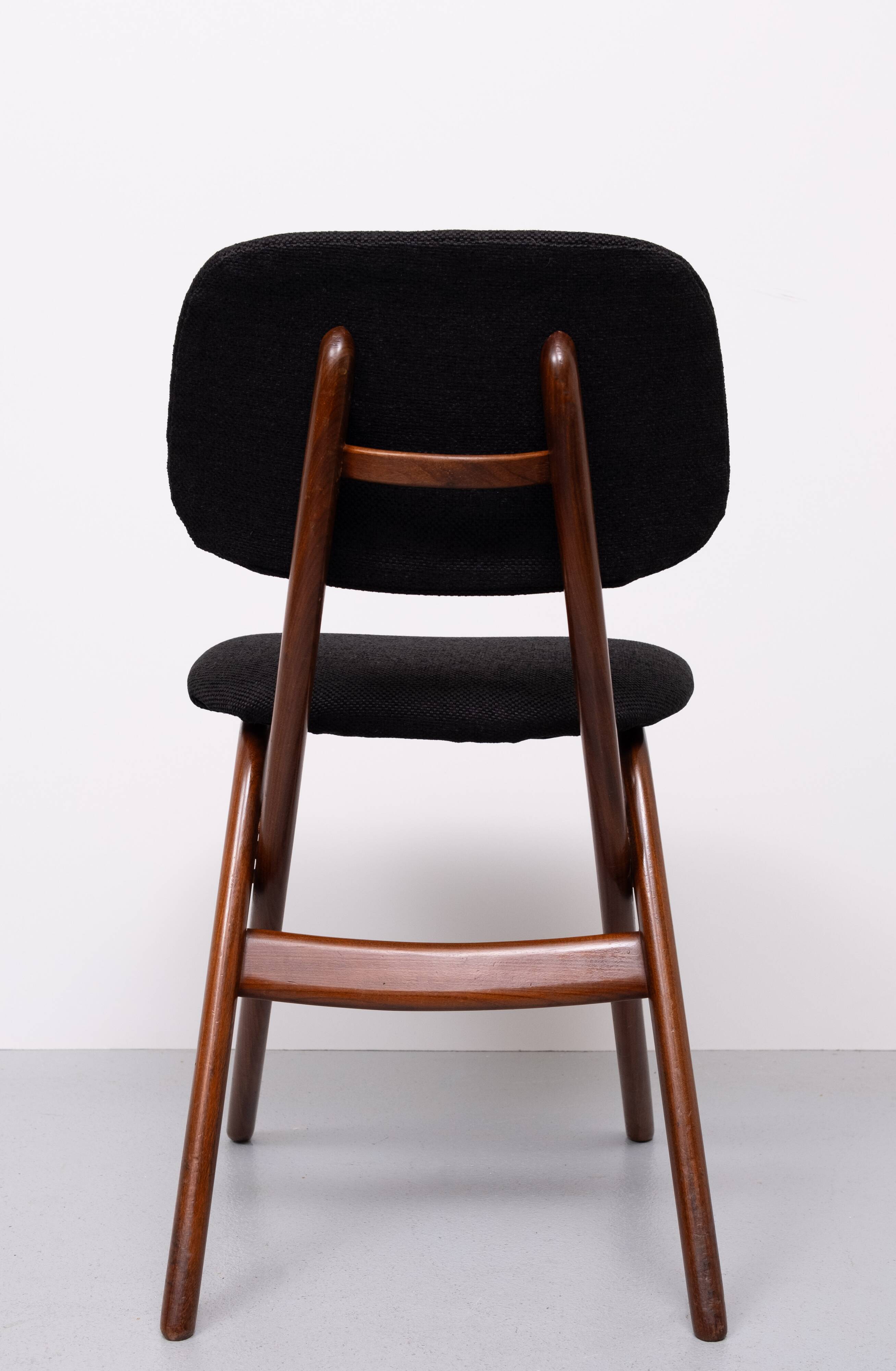 Dutch Scissors Dining Chairs Louis by Van Teeffelen for Wébé, 1959, Set of 8