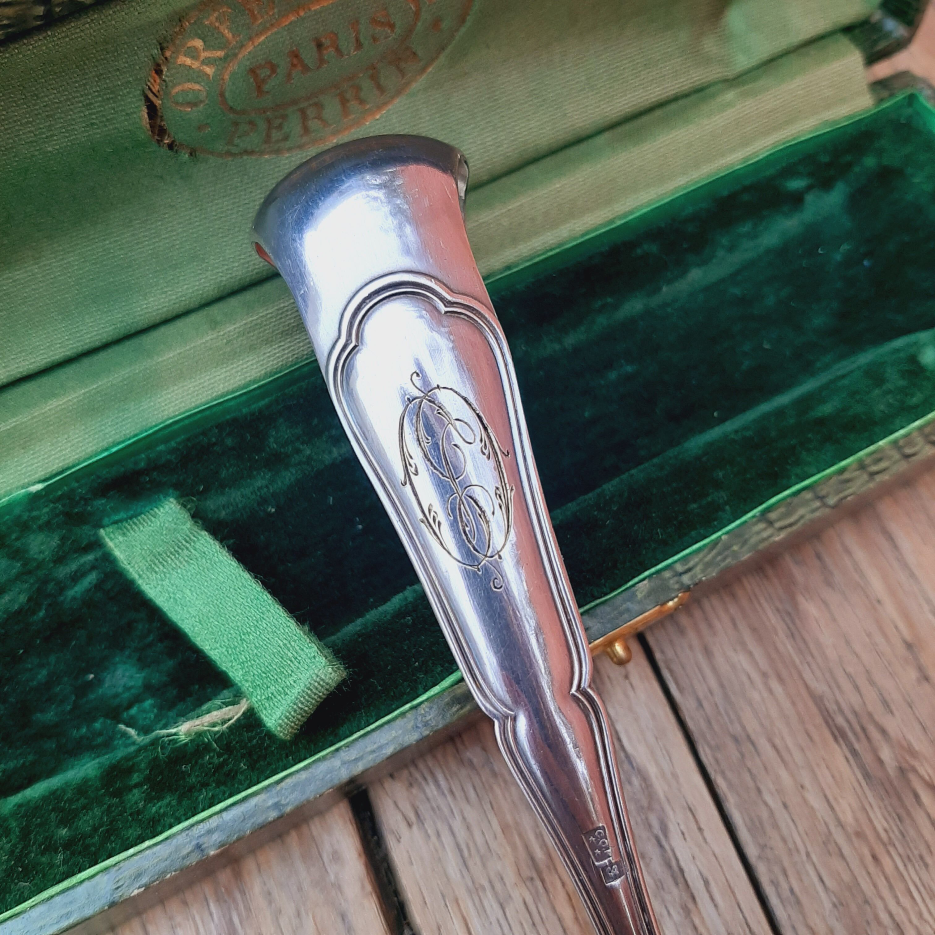 Pince à sucre plaqué argent