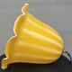 Suspension scandinave verre jaune digitalis grandiflora