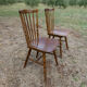 Pair of bistro chairs Baumann Western model