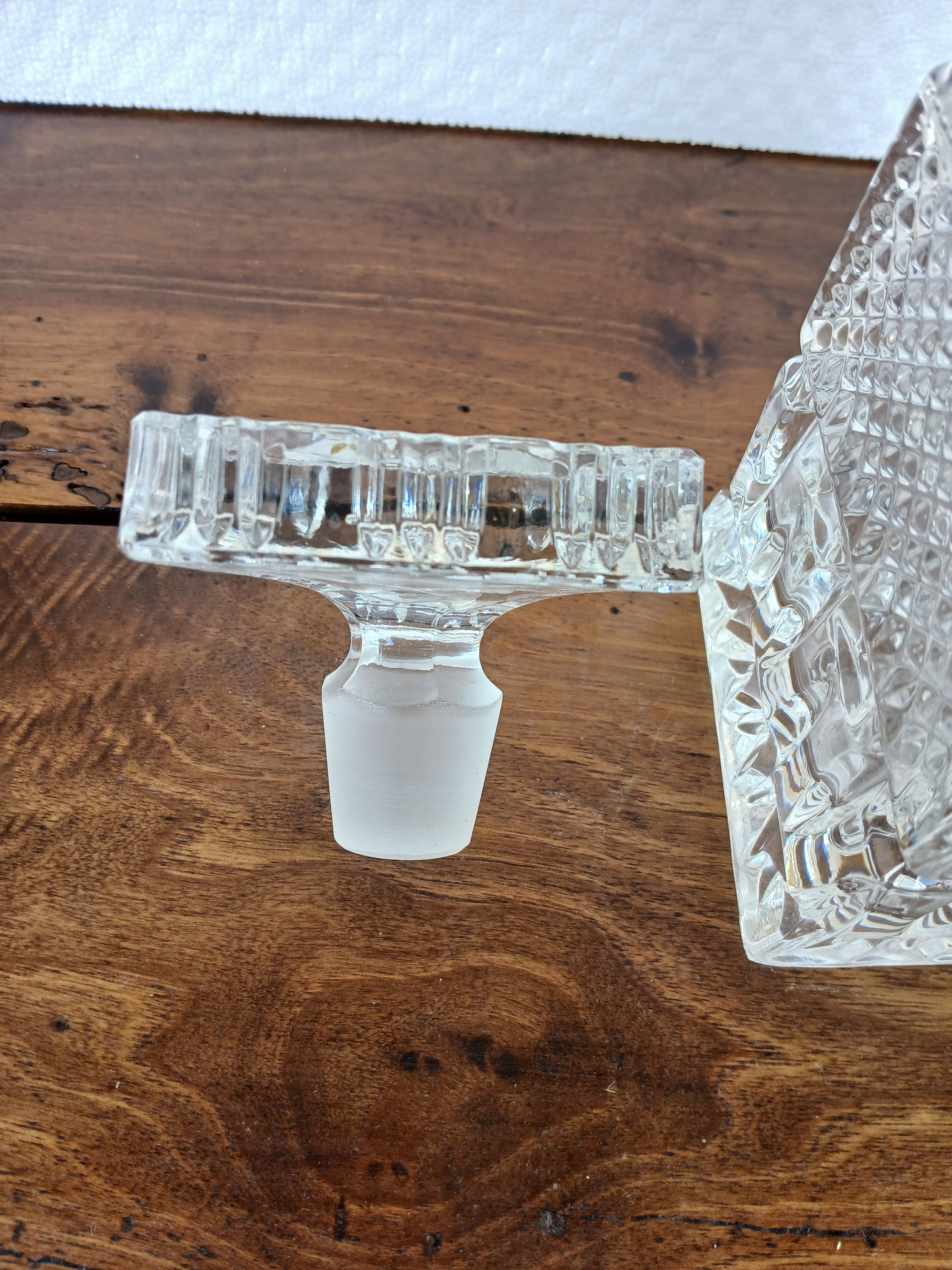 Luxurious vintage carafe in Bohemian crystal