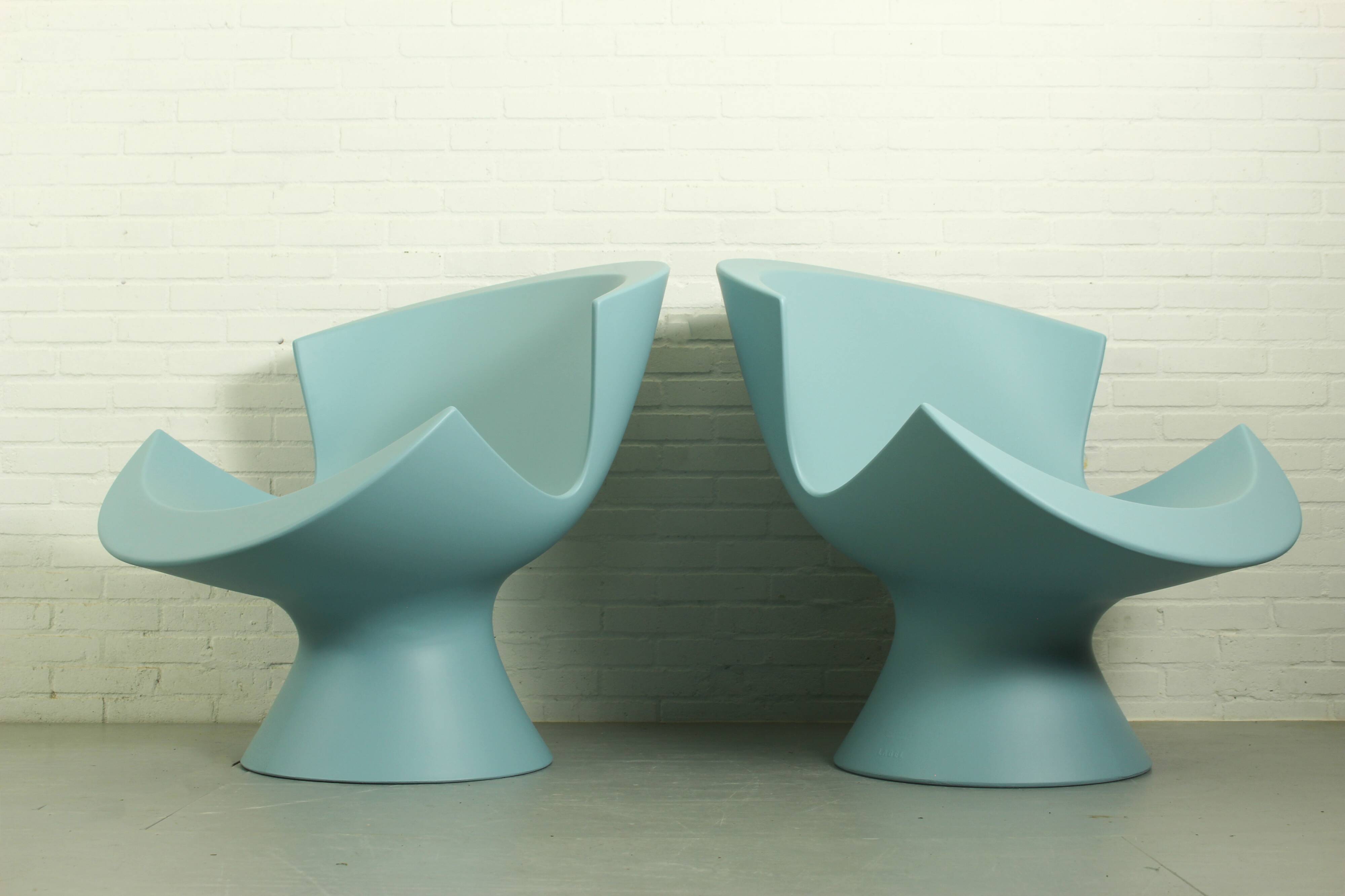 Set of 2 Karim Rashid Kite Lounge Chairs for Label, 2004