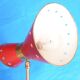 Pair of 1960 cone appliques