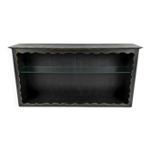 Grand buffet/Patinated black sideboard reinterpreted by Bois de Kan'ell