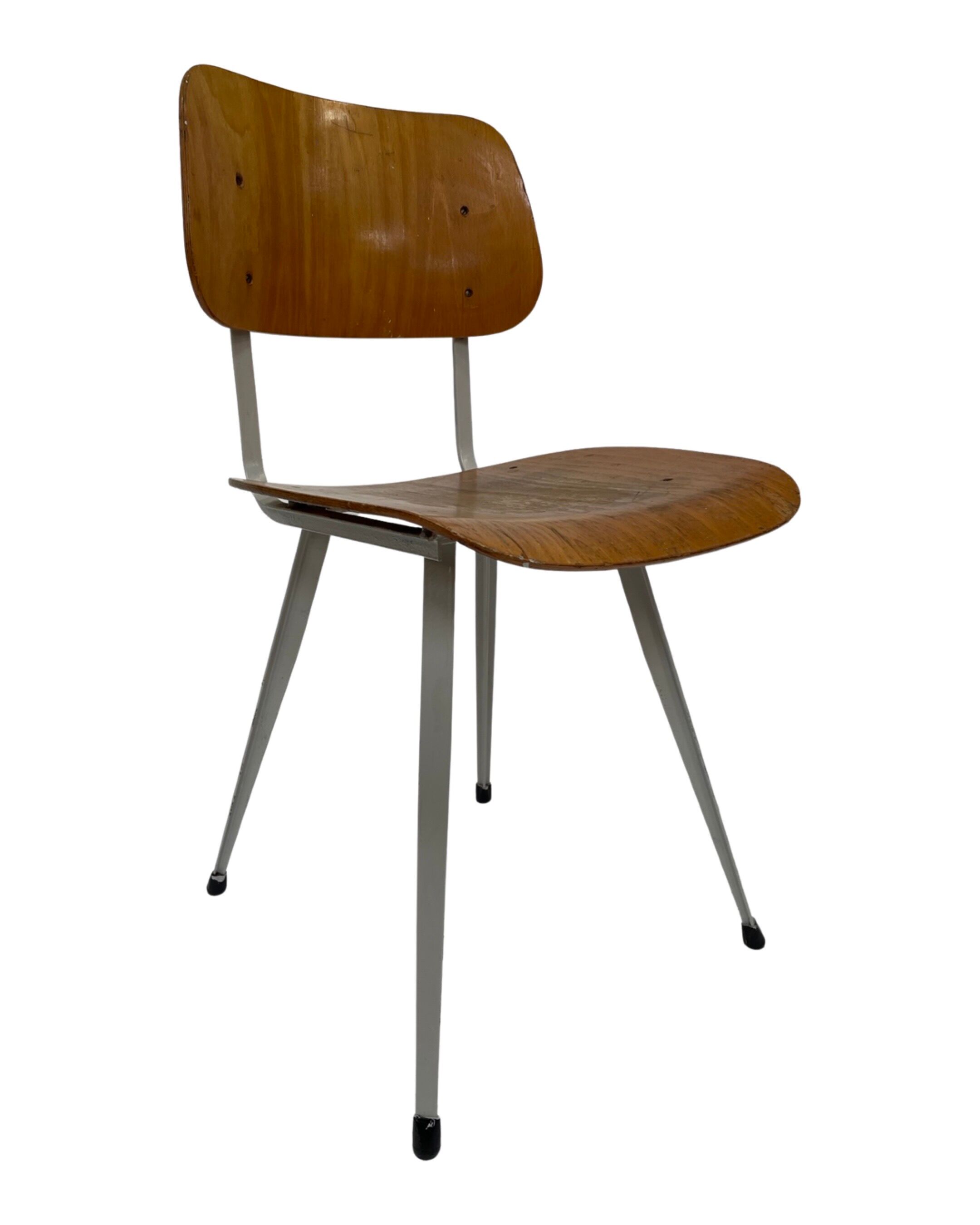 Vintage marko holland school chair 1960s design