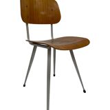 Vintage marko holland school chair 1960s design