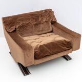 Pair of Mid-century Modern Italian Armchairs by Franz Sartori for Flexform