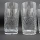 Set of 4 chiselled cups
