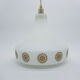 Hanging in Scandinavian opaline golden motifs