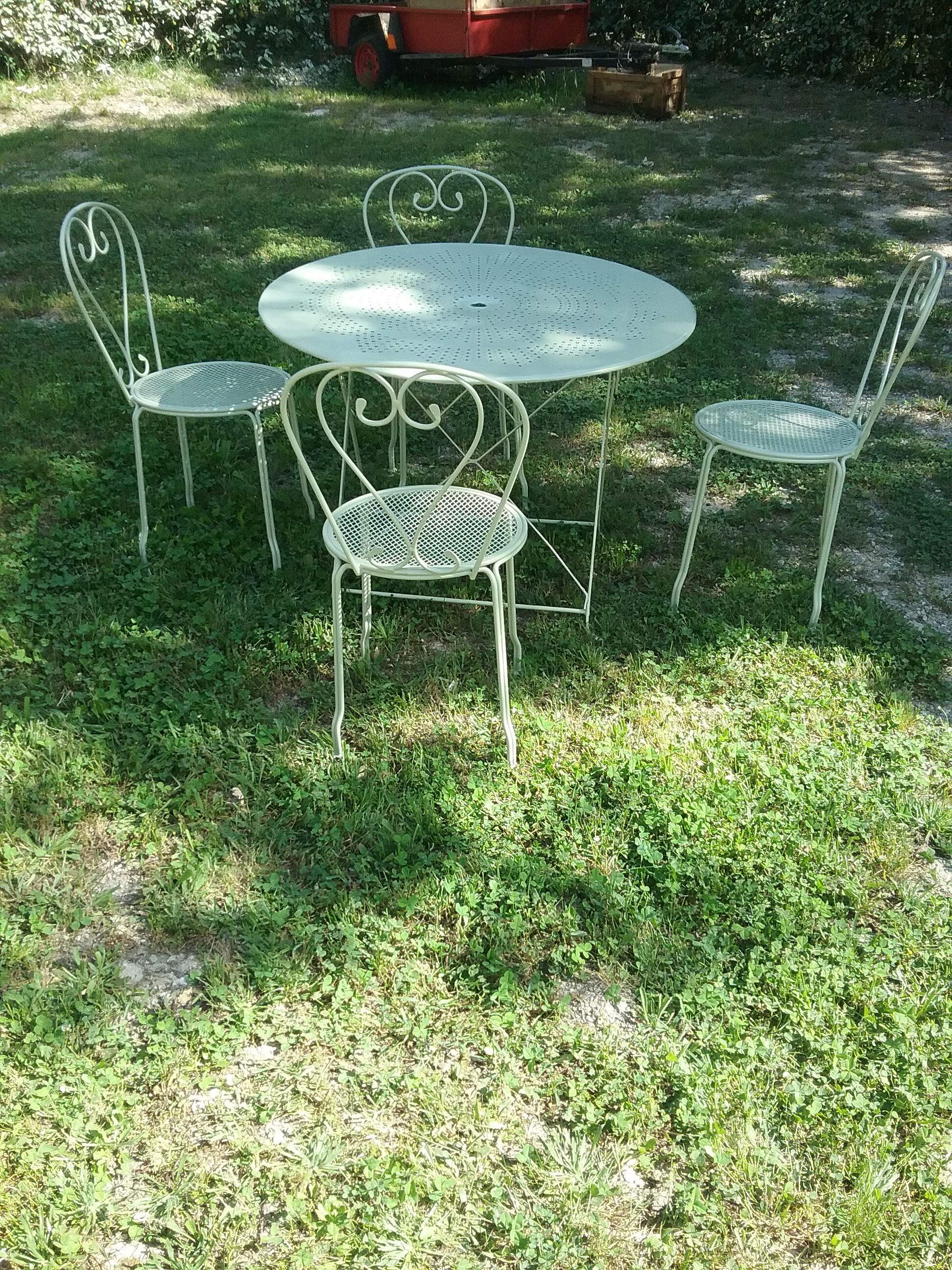 Wrought iron garden room