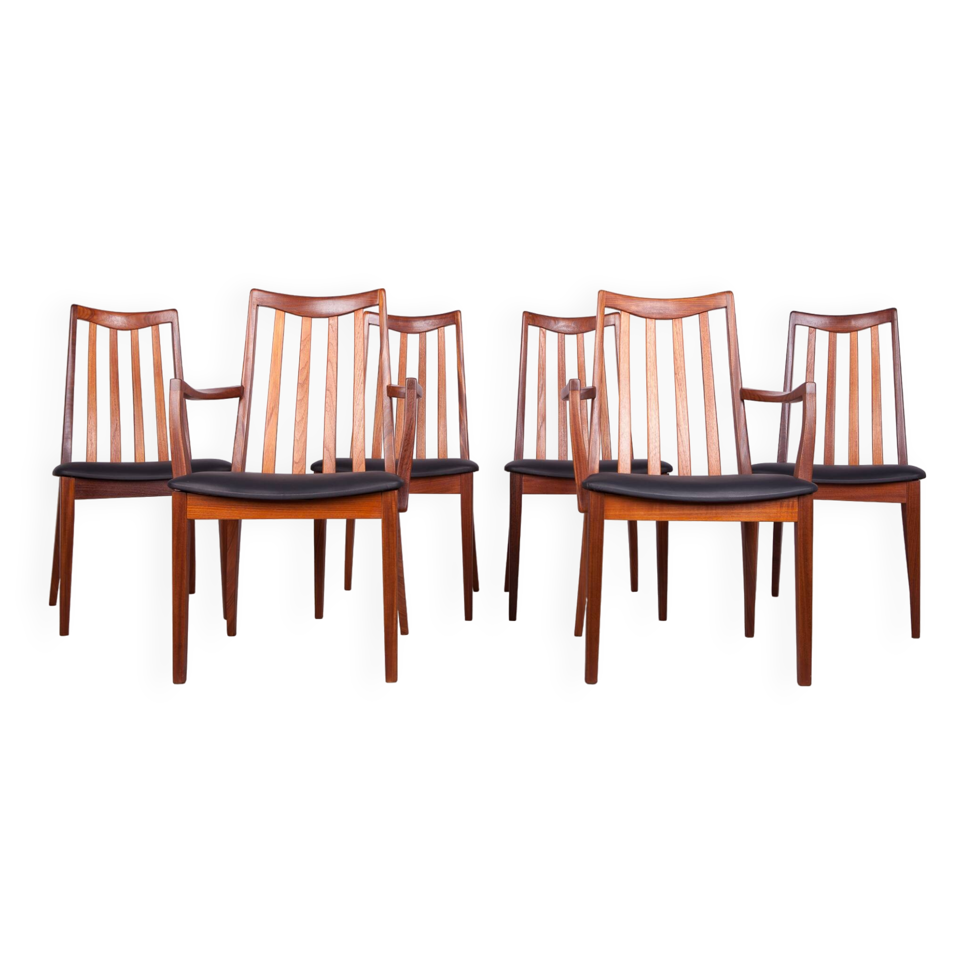 Teak Dining Chairs from G-Plan, 1960s, Set of 6