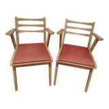 50s Scandinavian armchairs