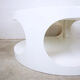 Cylindrical coffee table 60s