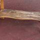 Walnut and marble dressing table, mercury mirror, circa 1850.