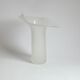 Orchid vase in milky Murano glass by Base2, Italy 1970