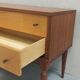 Sideboard wood and brass, 50's