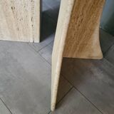 Vintage travertine dining table