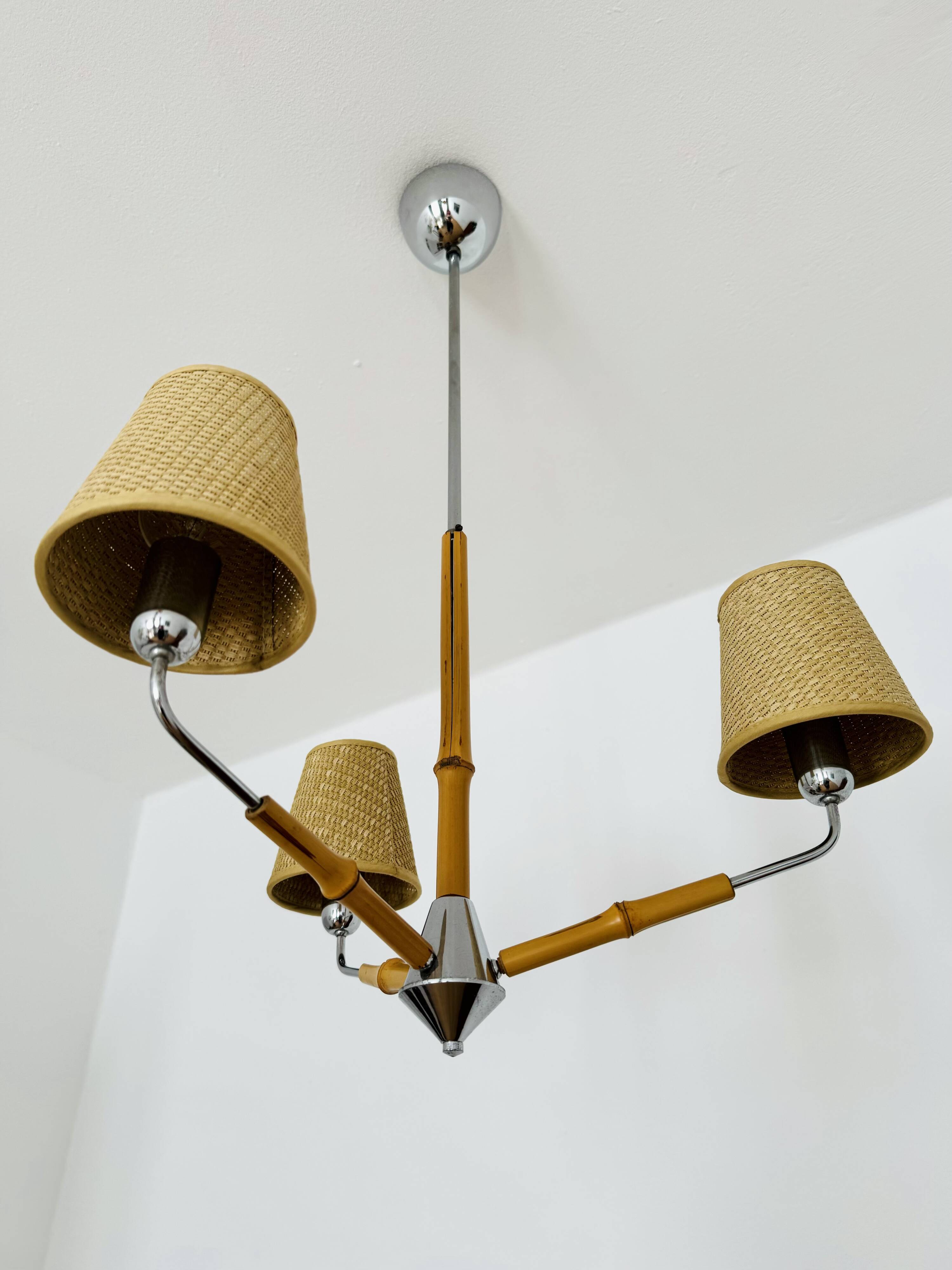 Bamboo Chandelier by Rupert Nikoll