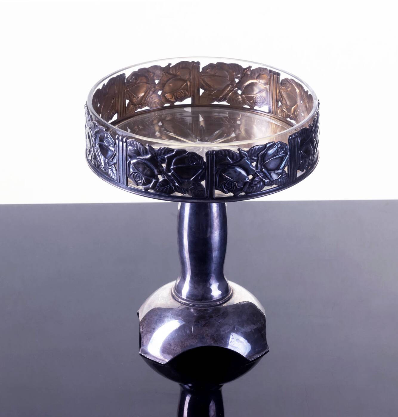 Art Deco Pedestal Bowl, 1920s–1930s