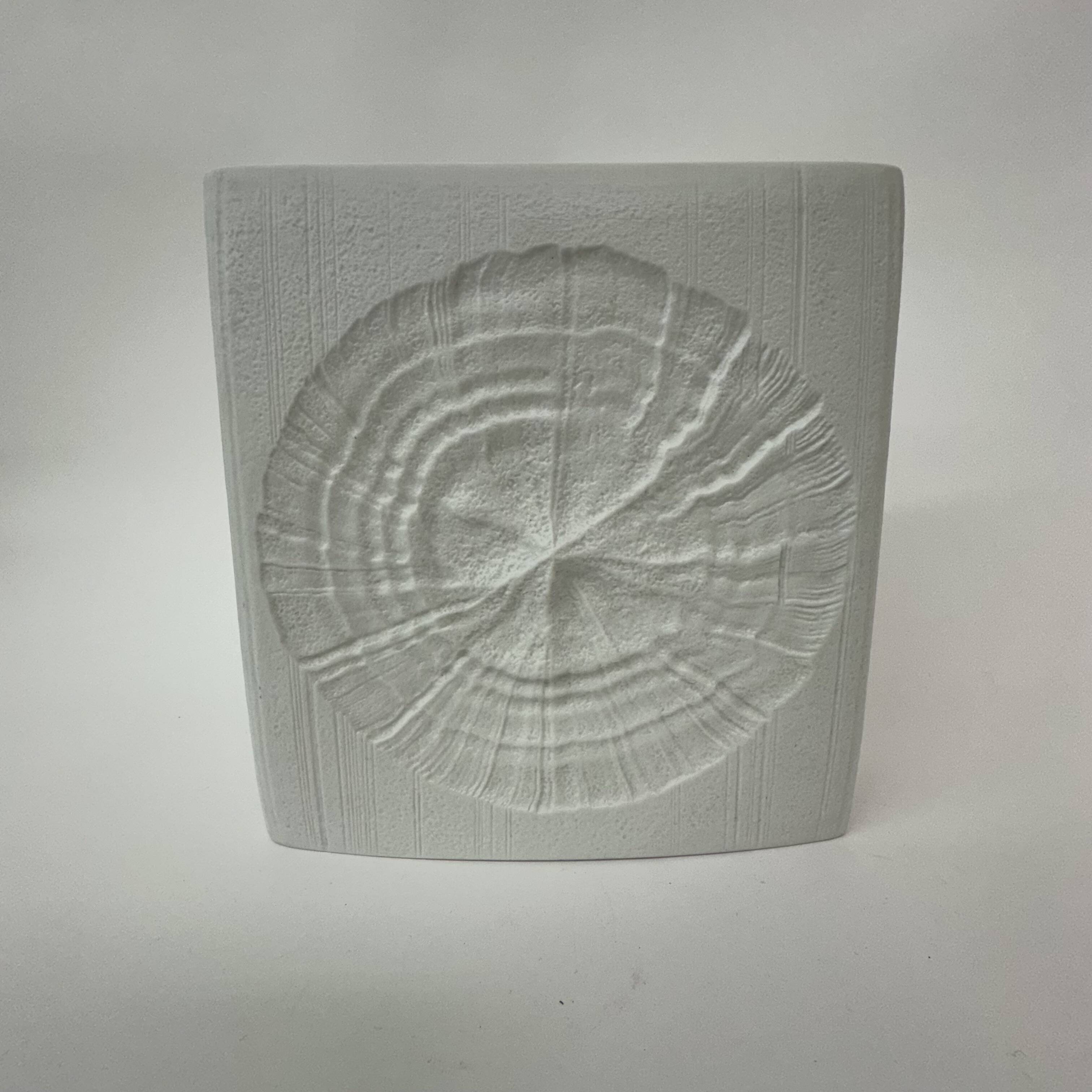 Rare Rosenthal Martin Freyer white ceramic vase , 1960’s