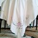 Antique embroidered tablecloth 254x166