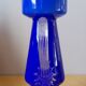 70s blue vase