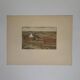 Lithograph by Henri Rivière The Beautiful Land of Brittany - Île Bréhat