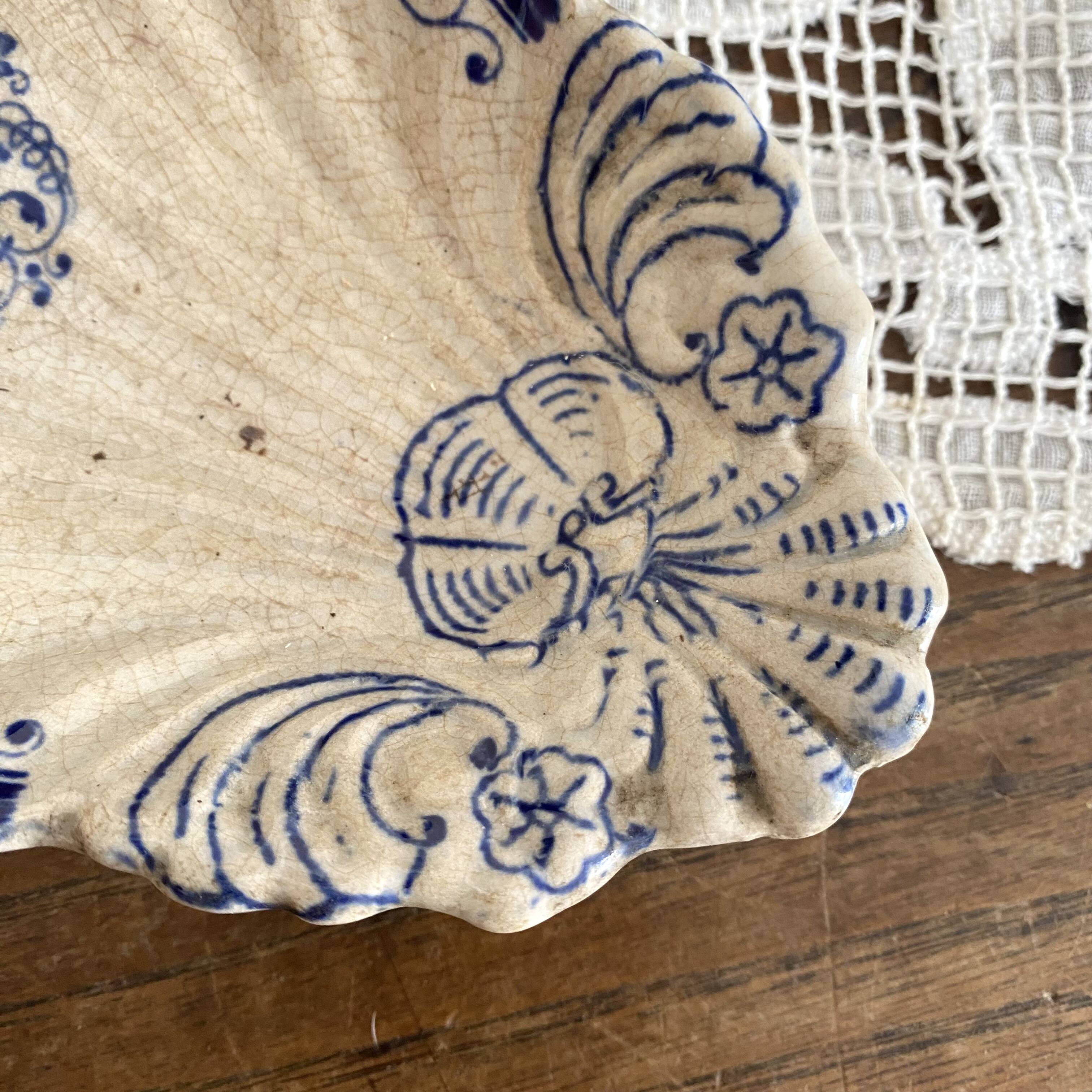 Jules Vieillard Louis XV ironstone dish