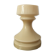 Beige chess glass table lamp by Ivan Jakes, 1960s