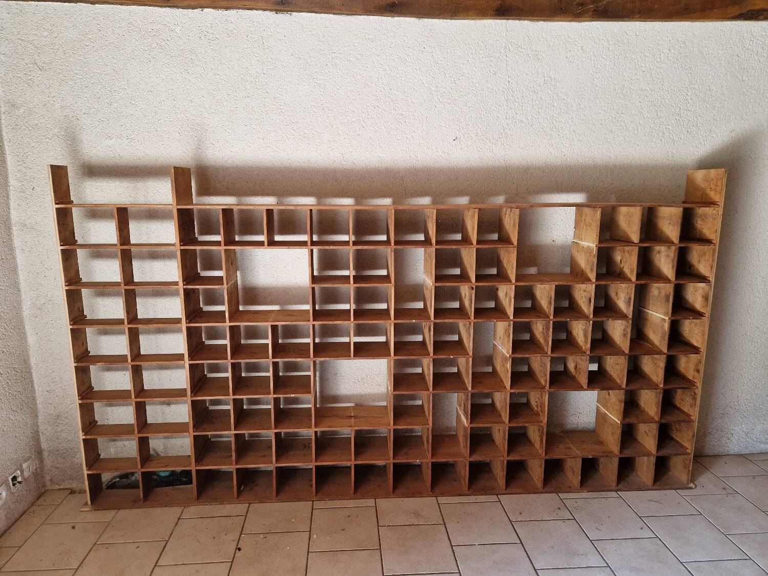 Large wooden craft cabinet