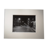 Photograph 18x24cm - Black and white silver print - Avenue Hoche - 1950s-1960s